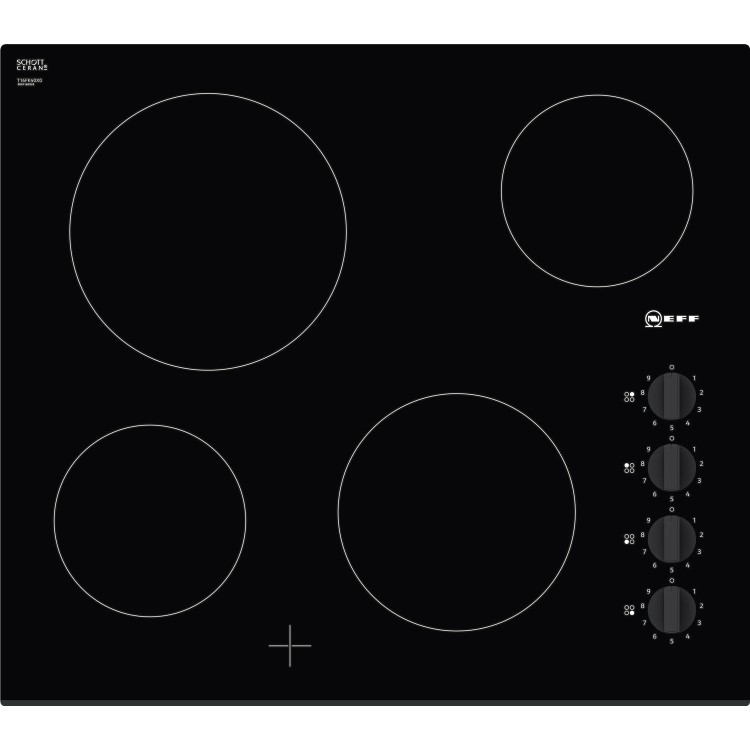 Neff N30 60cm 4 Zone Ceramic Hob with Bevelled Front Edge