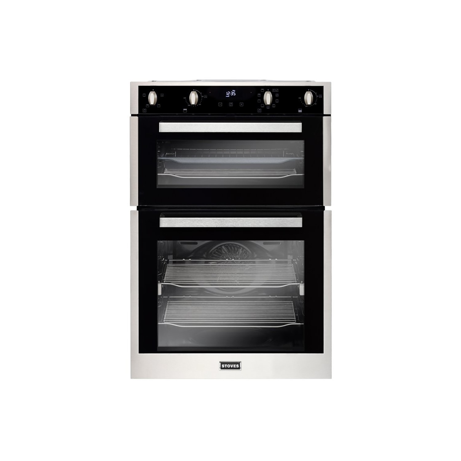 Stoves BI902MFCT Electric Built In Double Oven - Stainless Steel