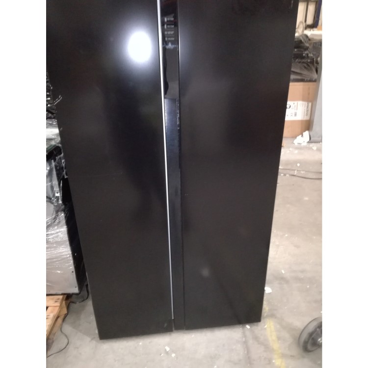 Refurbished Montpellier M510BK 510 Litre American Fridge Freezer Black