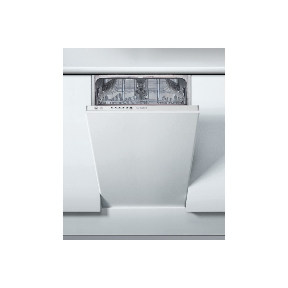 Indesit Slimline Integrated Dishwasher DSIE2B10UKN Appliances Direct