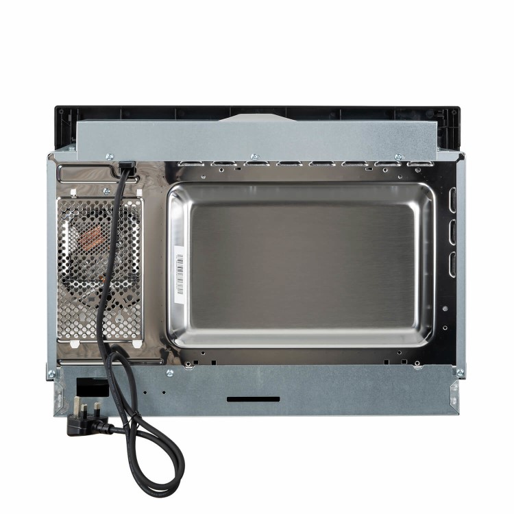 electriQ Built-In 900W Microwave with Grill - Stainless Steel