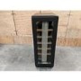 Refurbished electriQ 19 Bottle Freestanding Under Counter Wine Cooler Single Zone 30cm Wide 82cm Tall - Black