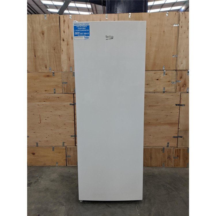 Refurbished Beko FFG1545W 168 Litre Freestanding Upright Freezer 146cm Tall Frost Free 54.5cm Wide - White
