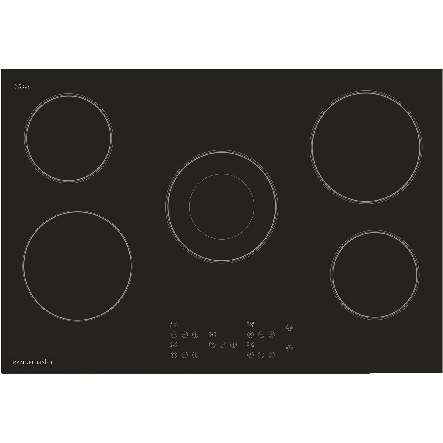 Rangemaster 75cm 5 Zone Ceramic Hob