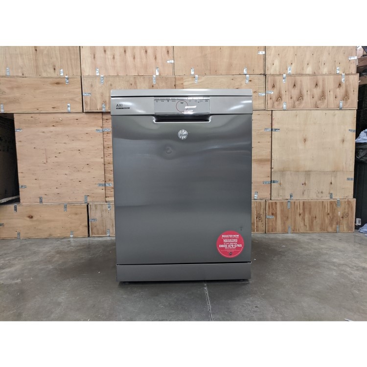 Refurbished Hoover HDPN1S643PX-80 16 Place Freestanding Dishwasher Stainless Steel