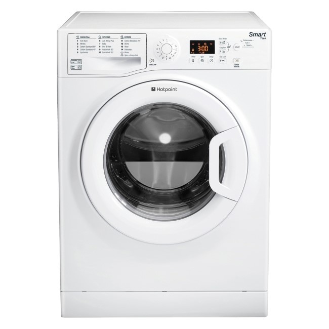 GRADE A2 - Hotpoint WMFUG1063P 10kg 1600rpm SmartClean Freestanding Washing Machine - White