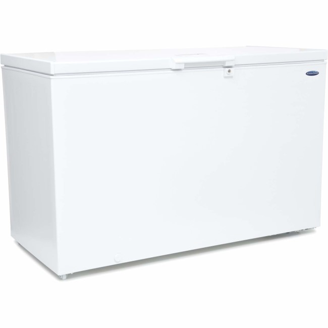 GRADE A2 - Ice King CF390W 390 Litre Freestanding Chest Freezer - White
