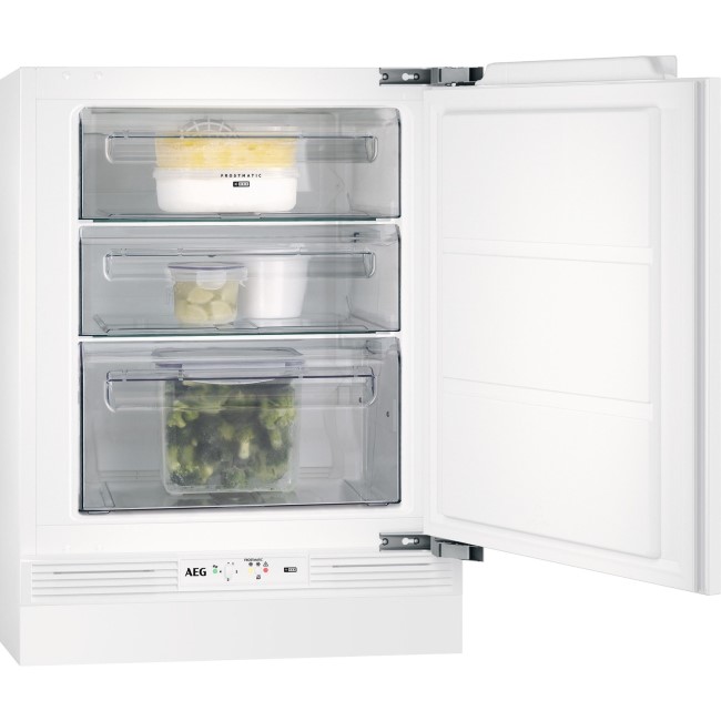 Refurbished AEG ABE682F1NF 86 Litre Undercounter Integrated Frost Free Freezer