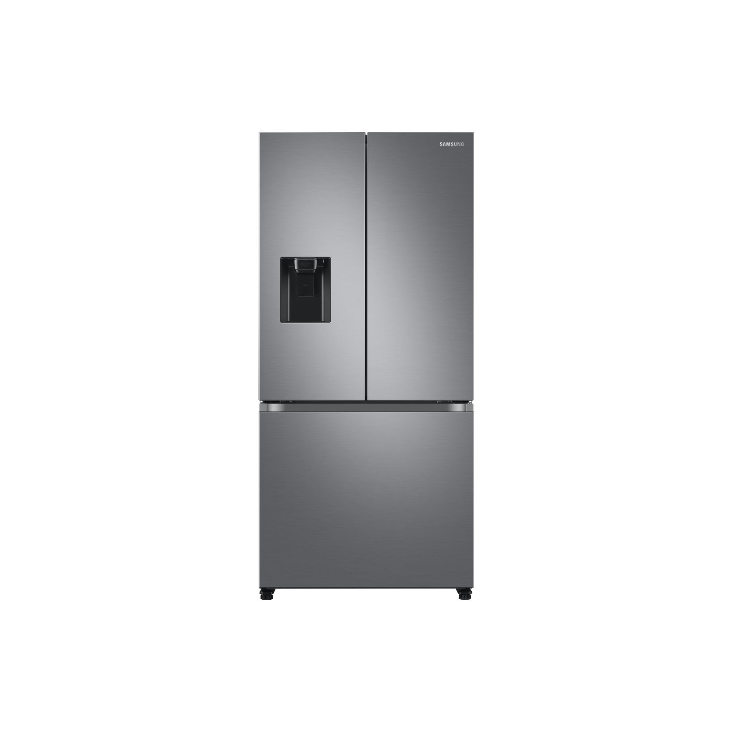 Refurbished Samsung RF50A5202S9 French Style Three Door Fridge Freezer - Brushed Steel