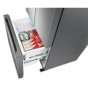GRADE A2 - Samsung 431 Litre American Fridge Freezer - Stainless steel