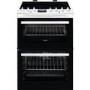 Zanussi 60cm Double Oven Electric AirFry Cooker with SteamBake - White