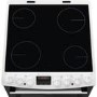 Zanussi 60cm Double Oven Electric AirFry Cooker with SteamBake - White