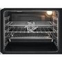 Zanussi 60cm Double Oven Electric AirFry Cooker with SteamBake - Black
