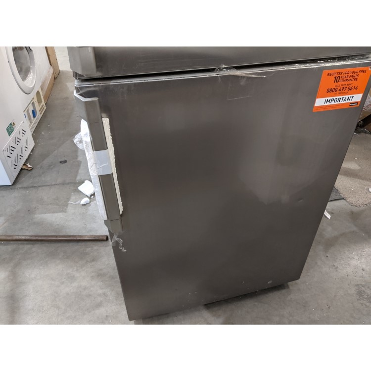 Refurbished Hotpoint NFFUD191X1 444 Litre 60/40 Fridge Freezer Stainless Steel