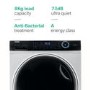 Haier 8kg Wash 5kg Dry Freestanding Washer Dryer - White