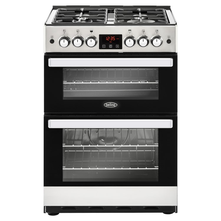 GRADE A3 - Belling 444410825 Cookcentre 60G 60cm Double Oven Gas Cooker - Stainless Steel