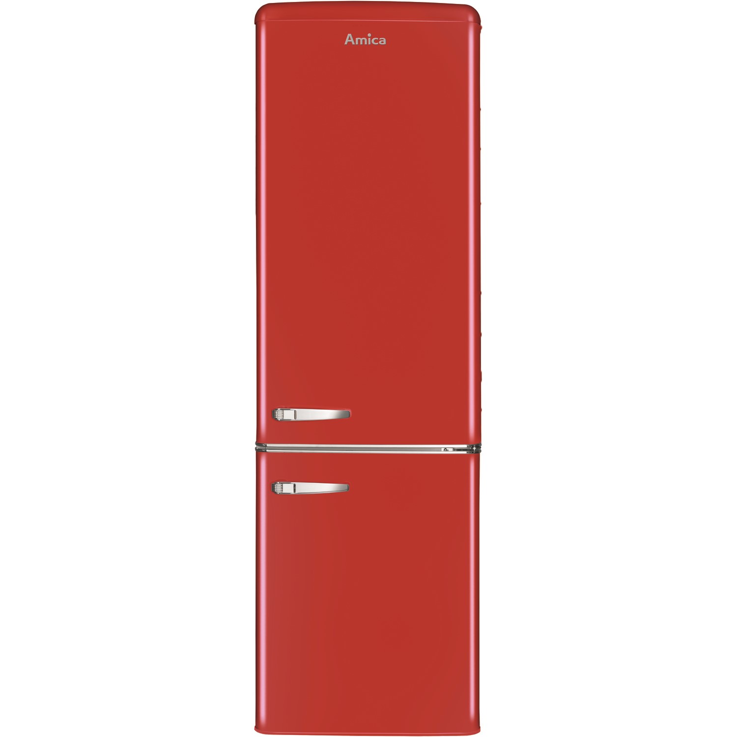 Amica 244 Litre 70/30 Freestanding Fridge Freezer - Red