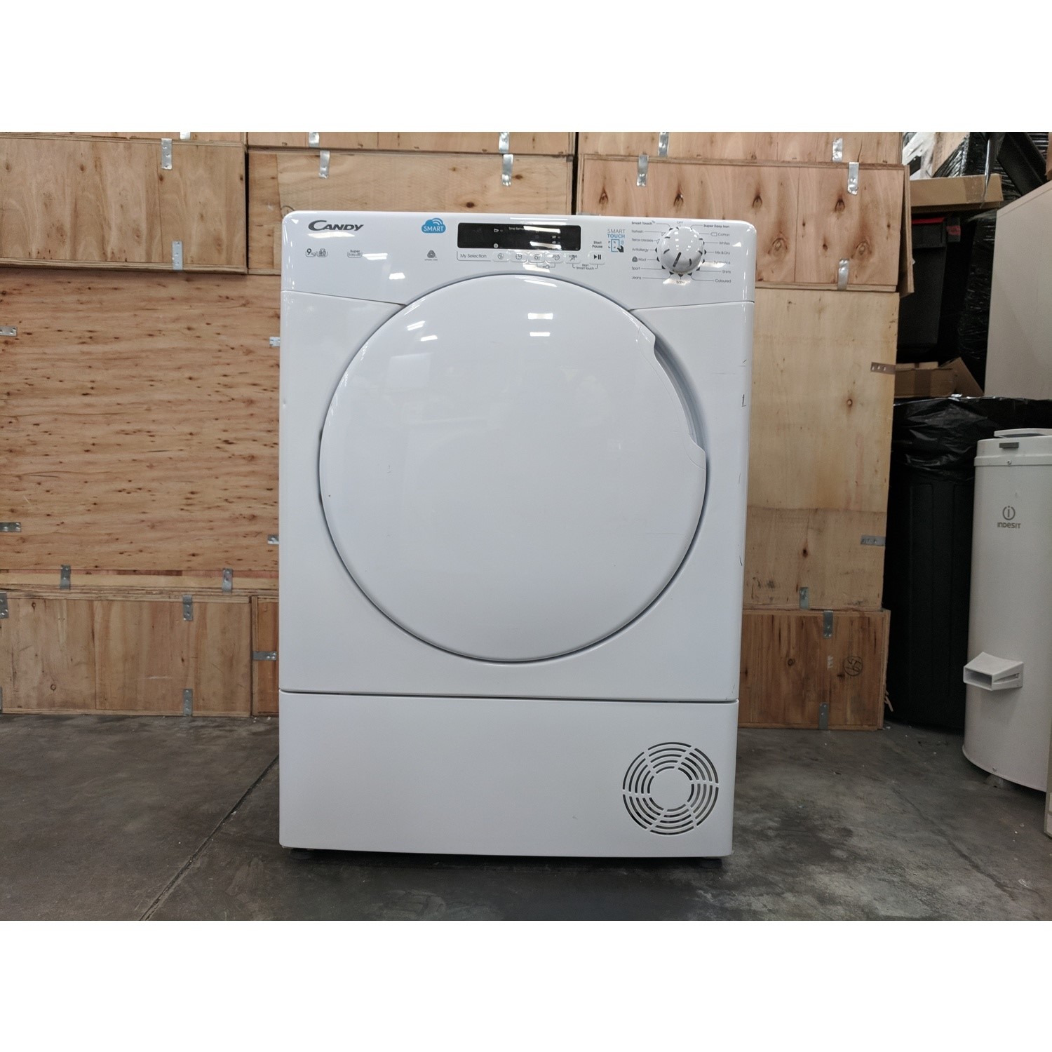 Refurbished Candy CSC9DF Smart Freestanding Condenser 9KG Tumble Dryer