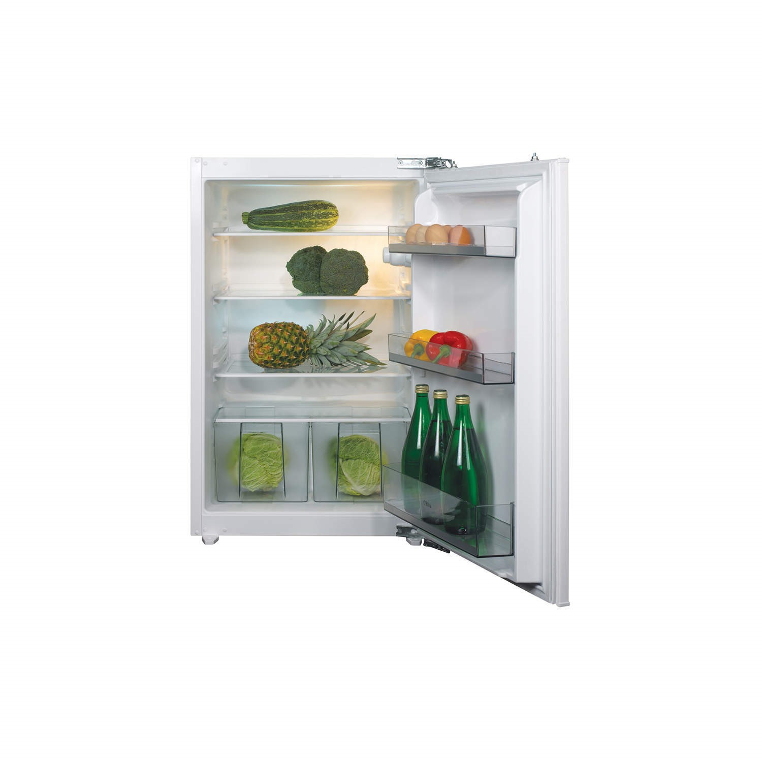 CDA 134 Litre Wide Integrated In-Column Larder Fridge - White