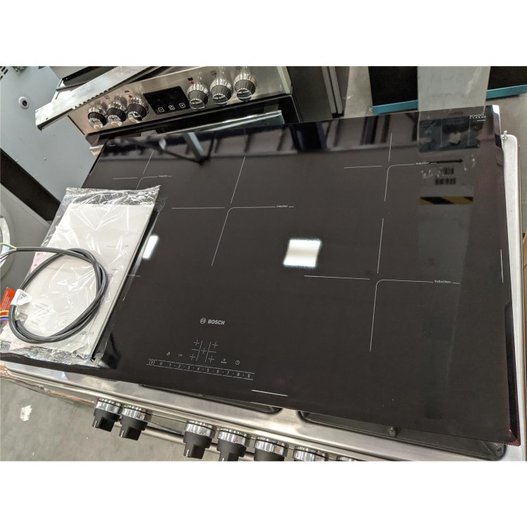Refurbished Bosch PIV851FB1E Serie 6 80cm Five Zone Induction Hob With Three Bevelled Edges