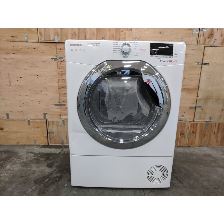 Refurbished Hoover Dynamic Next DXH9A2DCE Smart Freestanding Heat Pump 9KG Tumble Dryer White
