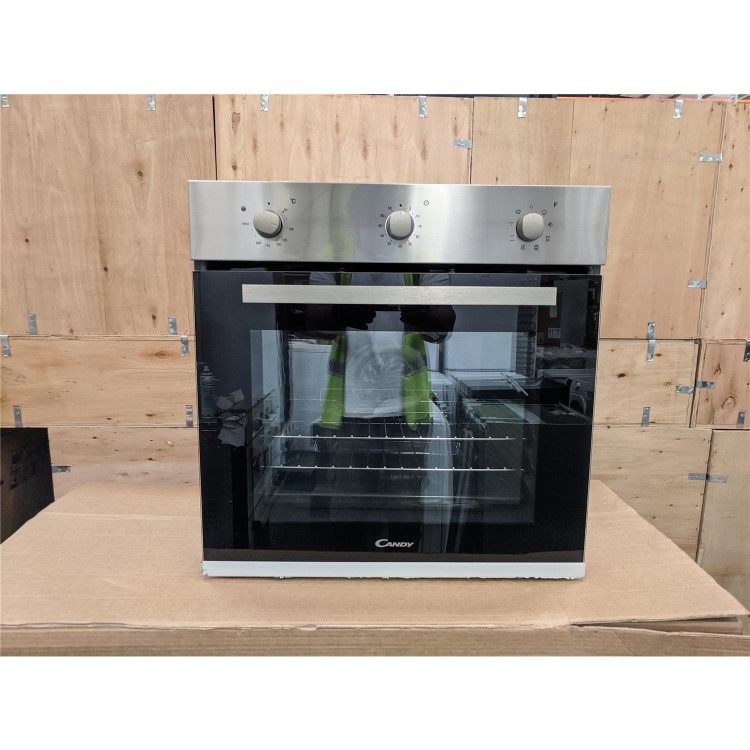 Refurbished Candy FCP602X/E 60cm Single Built In Electric Oven Stainless Steel