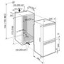 Liebherr ICBN3324 BioFresh NoFrost 60-40 Integrated Fridge Freezer - Door on Door