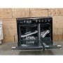 Refurbished Smeg Concert SUK92MBL9-1 90cm Dual Fuel Range Cooker Black