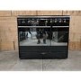 Refurbished Smeg Concert SUK92MBL9-1 90cm Dual Fuel Range Cooker Black