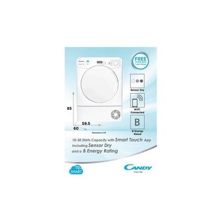 Refurbished Candy CS C8LF-80 Freestanding Condenser 8KG Tumble Dryer