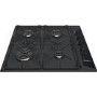 Hotpoint 58cm 4 Burner Gas Hob - Black