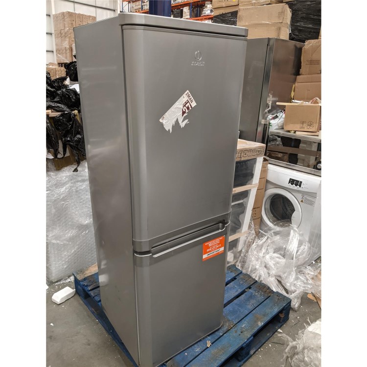 Refurbished Indesit 208 Litre 60/40 Freestanding Fridge Freezer Silver