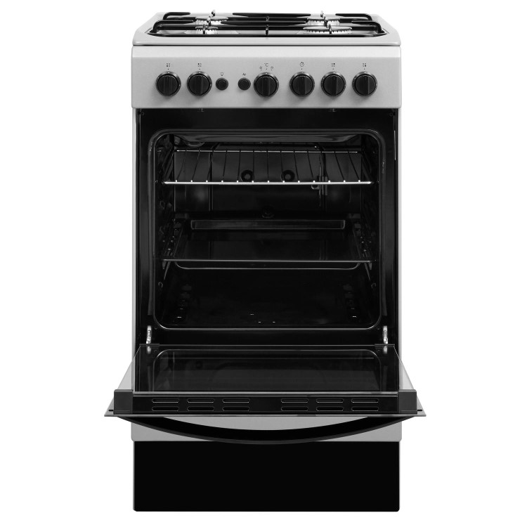 Indesit 50cm Gas Cooker - Silver