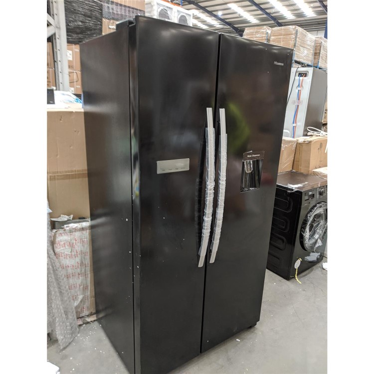 Refurbished Hisense RS741N4WB11 Freestanding 562 Litre 50/50 Frost Free American Fridge Freezer