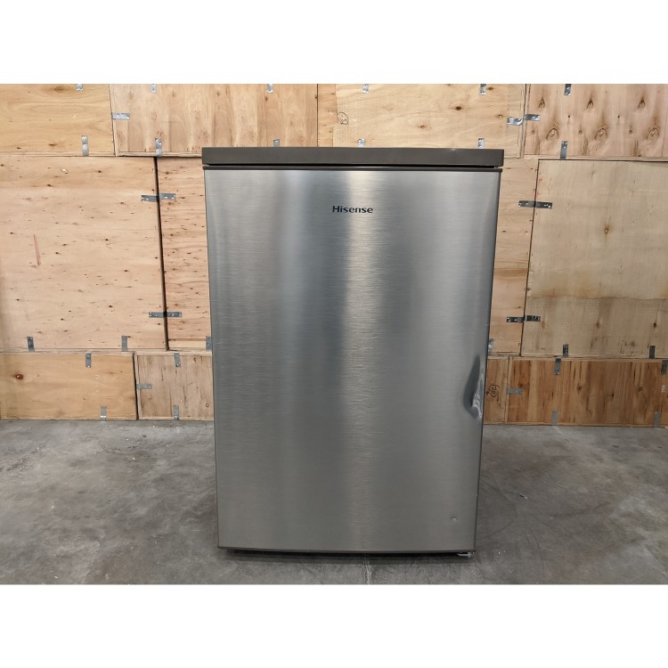 GRADE A3 - Hisense RL170D4BCE 56cm Wide Freestanding Under Counter Larder Fridge - Stainless Steel