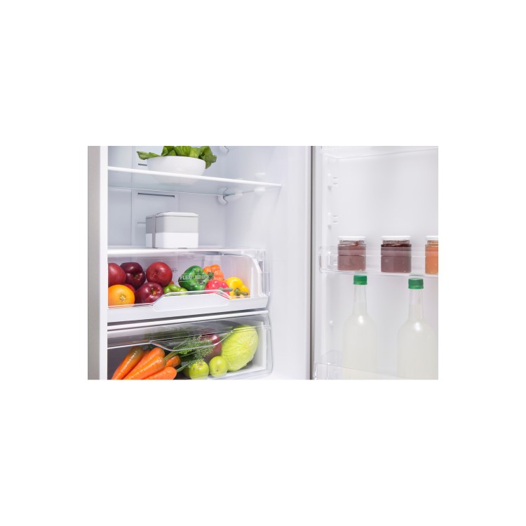 GRADE A1 - Indesit LD85F1S1 189x60cm 292L Freestanding Fridge Freezer - Silver
