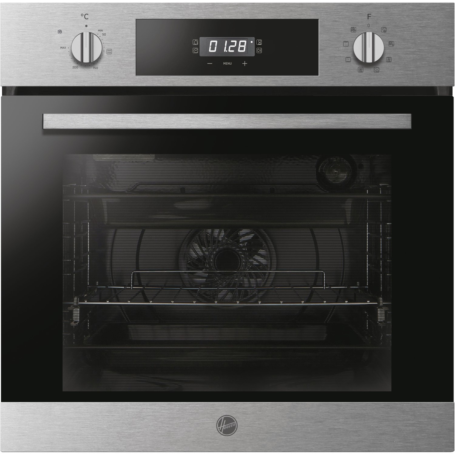 Refurbished Hoover H-OVEN 300 HOC3BF3058IN 60cm Single Built In Electric Oven with Hydrolytic Cleani