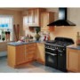 Rangemaster 84510 Classic Deluxe 90cm Electric Range Cooker With Ceramic Hob - Cranberry And Brass