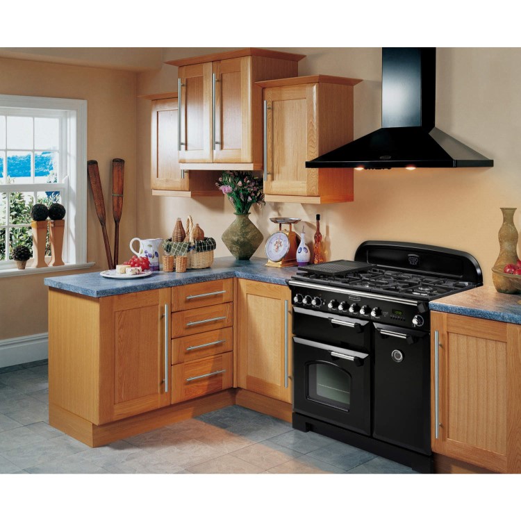 Rangemaster 100610 Classic Deluxe 90cm Electric Range Cooker with Ceramic Hob - Royal Pearl