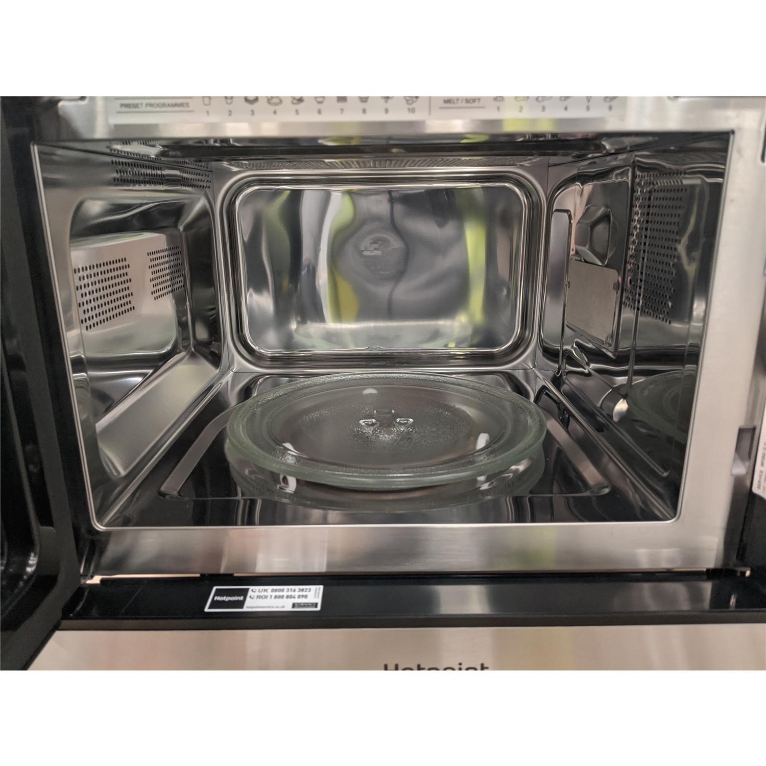 Refurbished Hotpoint MF25GIXH Built In 25L 900W Microwave Stainless