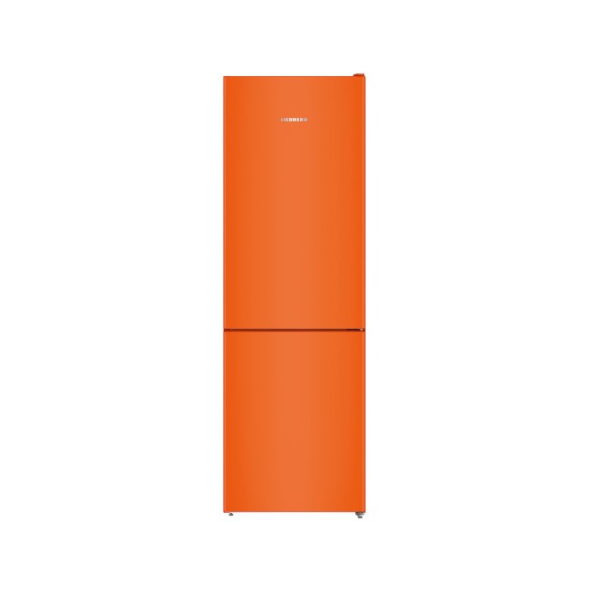 GRADE A3 - Liebherr CNNO4313 186x60cm 304L NoFrost Freestanding Fridge Freezer - Neon Orange