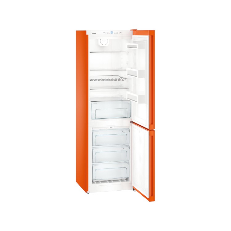 Refurbished Liebherr CNNO4313 Freestanding 304 Litre 60/40 Fridge Freezer Orange
