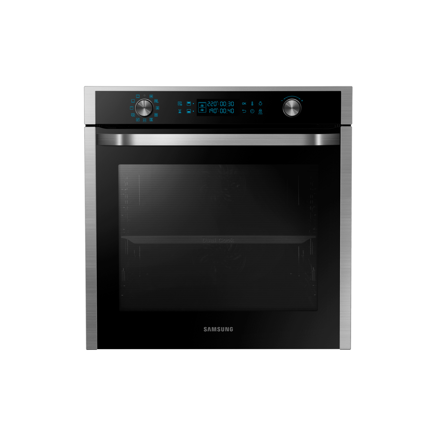 Samsung Electric Dual Cook Pyrolytic Single Oven Stainless Steel
