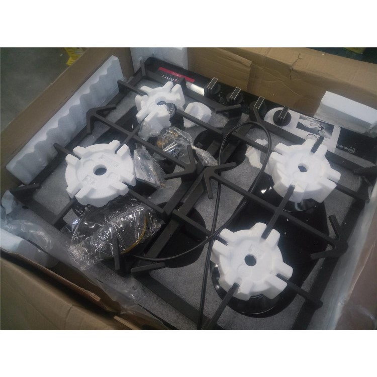 Refurbished Neff N70 T26DS49S0 60cm 4 Zone Gas Hob Black With Cast Iron Pan Stands