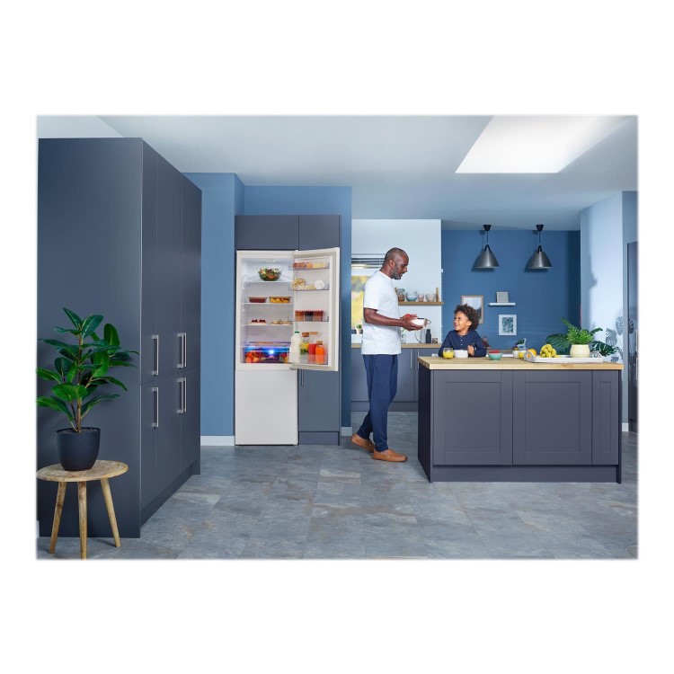 Refurbished Beko CCFM3581VW Integrated 280 Litre 50/50 Frost Free Fridge Freezer