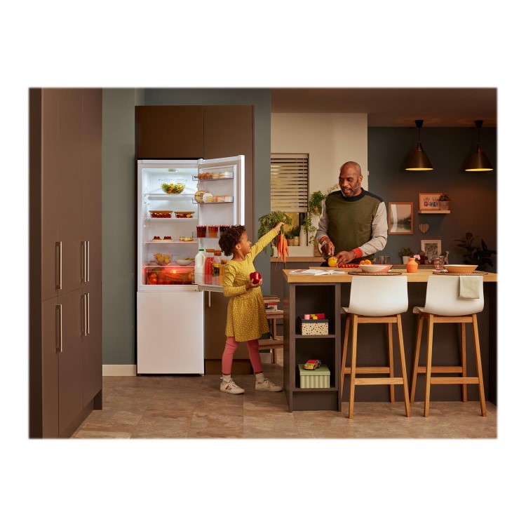 Refurbished Beko CCFM3581VW Integrated 280 Litre 50/50 Frost Free Fridge Freezer
