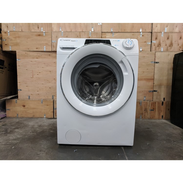 Refurbished Candy Rapido RO16106DWHC7 Freestanding Smart 10KG 1600 Spin Washing Machine