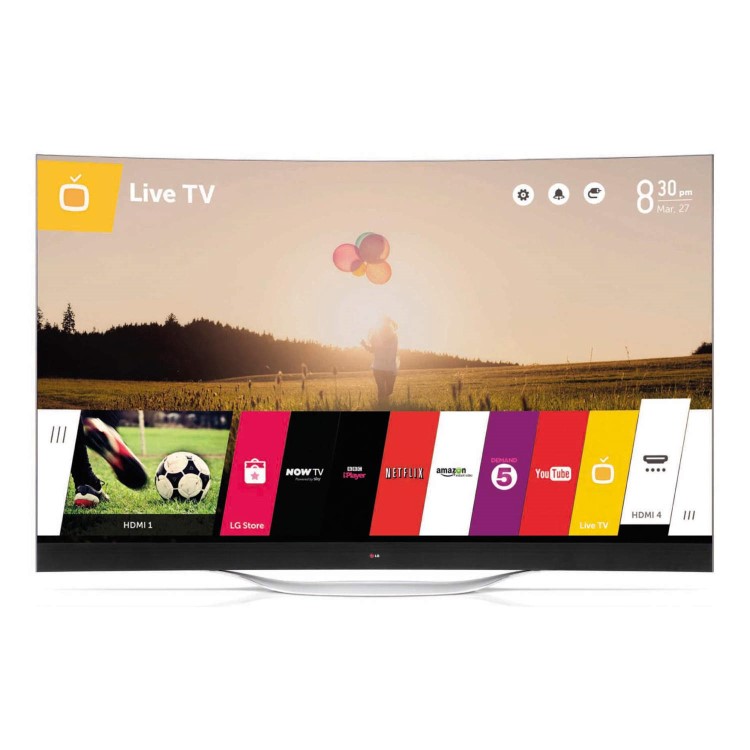 LG 77EC980V 77 Inch 4K Ultra HD Curved 3D OLED TV