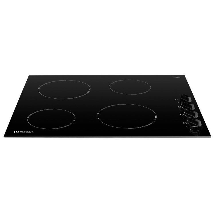 Refurbished Indesit RI861X 58cm 4 Zone Ceramic Hob