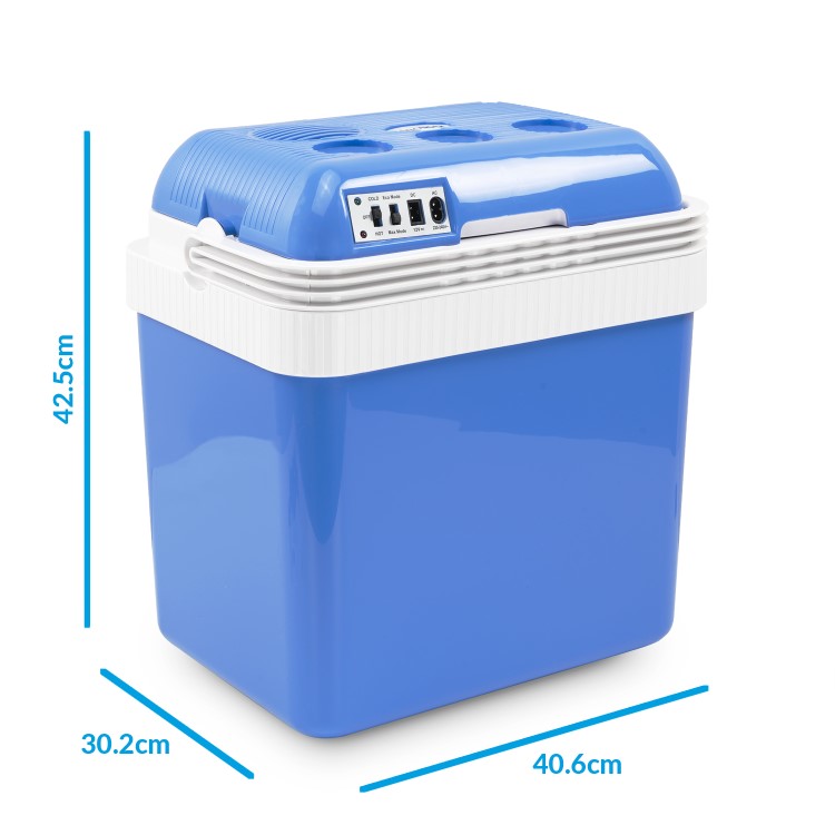 Refurbished electriQ EIQCOOLBOX 24 Litre Electric Plug In Portable Hot and Cold Cool Box